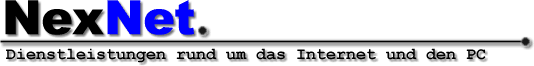 NexNet. Dienstleistung rund um das Internet und den PC